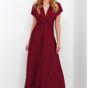 NWT LuLus Always Stunning convertible dress